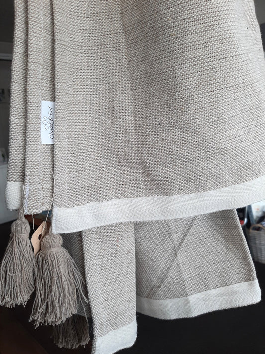 Torkkupeitto, beige