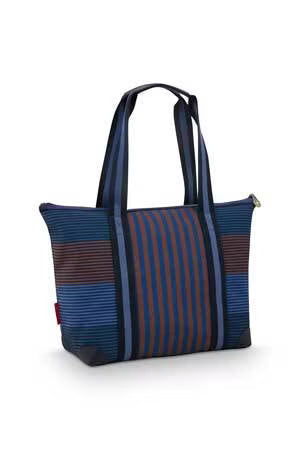 Pip Studio - Sininen laukku Tilda Stripe medium