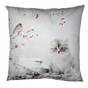 Kissa tyynynpäällinen