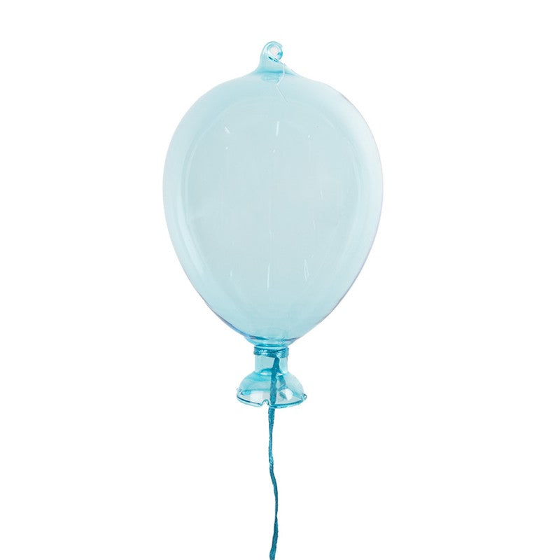 Decorative Pendant Balloon Blue Glass