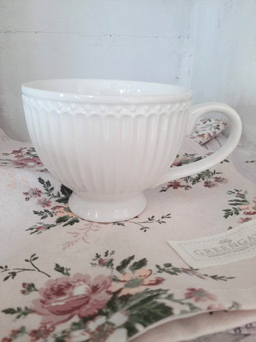 Greengate Alice valkoinen teekuppi