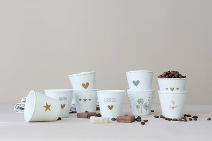 Muki Happy Mug valkoinen