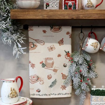 Keittiöpyyhe Christmas baking