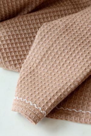 Keittiöpyyhe vohveli, dusty rose