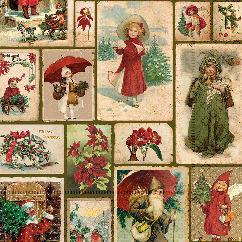 Lautasliinapakkaus Christmas Collage