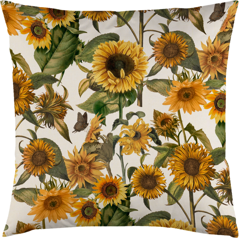 Tyynynpäällinen auringonkukka