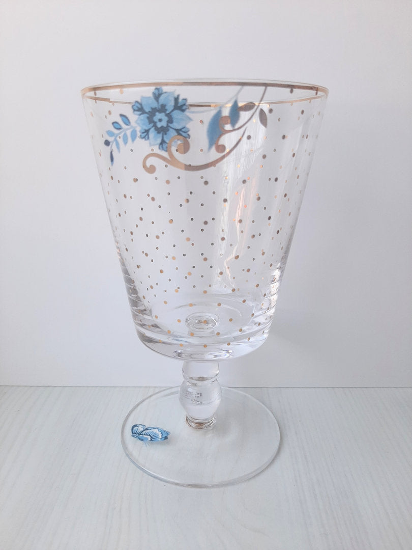 Jalallinen juomalasi Royal Golden Dots