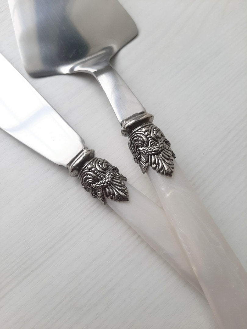 Linas cake server & knife