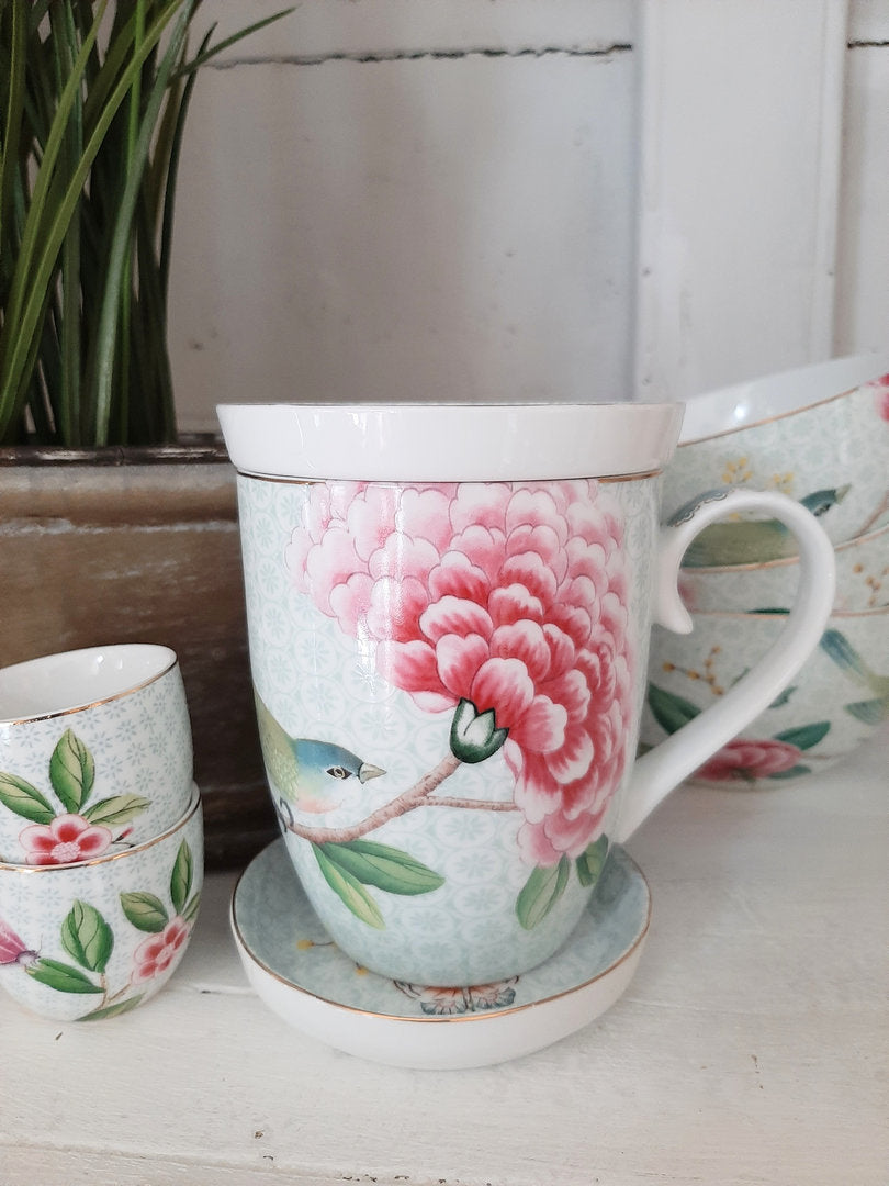 Pieni asetti Blushing Birds