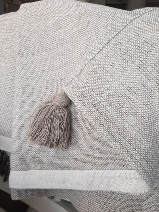 Torkkupeitto, beige