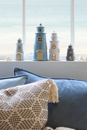 Majakka LED, sininen 12,5 cm