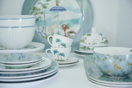 Pieni lautanen Jolie Flowers blue