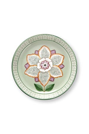 Pip Studio - Vihreä teemuki-setti yhdelle Lily & Lotus