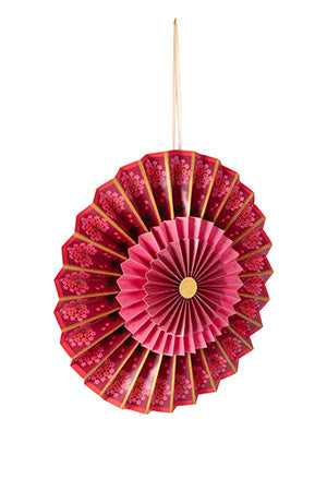 Seinäkoriste Rosette punainen 40 cm