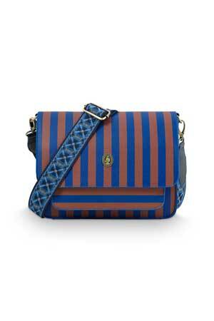 Olkalaukku Fenna Stripe sininen