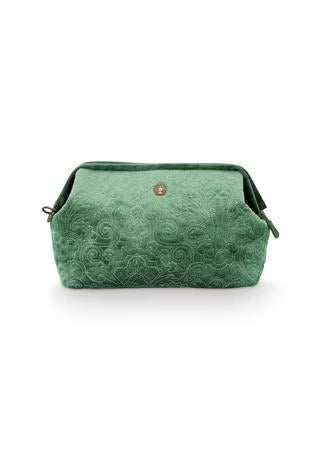 Pip Studio - Iso vihreä pussukka Velvet Quilted Days