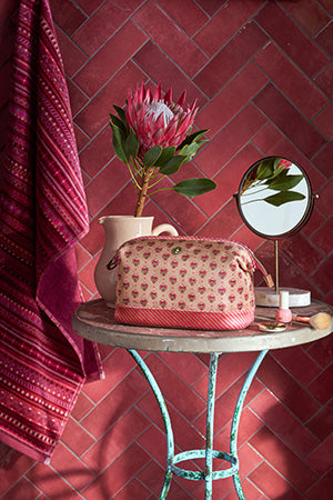 Pussukka Cooper Large Jaipur Flower Sand-Pink