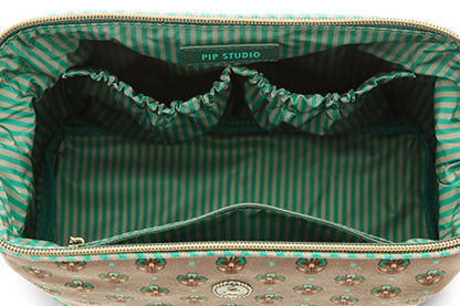 Pussukka Cooper Large Jaipur Flower Khaki-Green