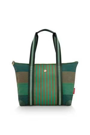 Pip Studio - Vihreä laukku Tilda Stripe medium