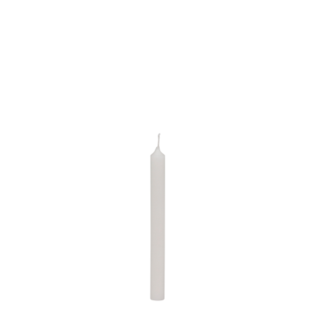 Kynttilä helmiäisvalkoinen 13cm