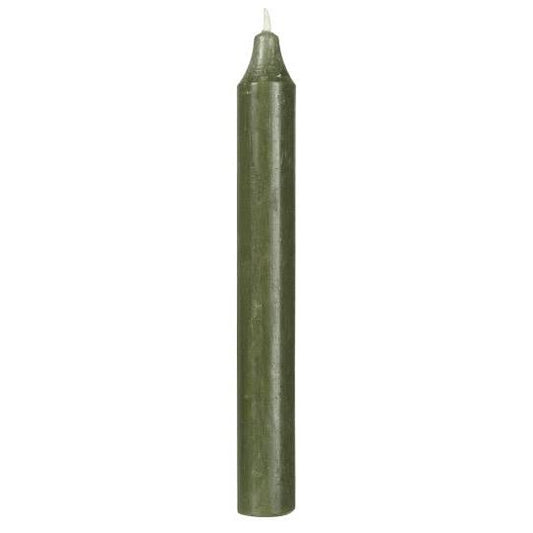 Kruunukynttilä 18 cm metsänvihreä