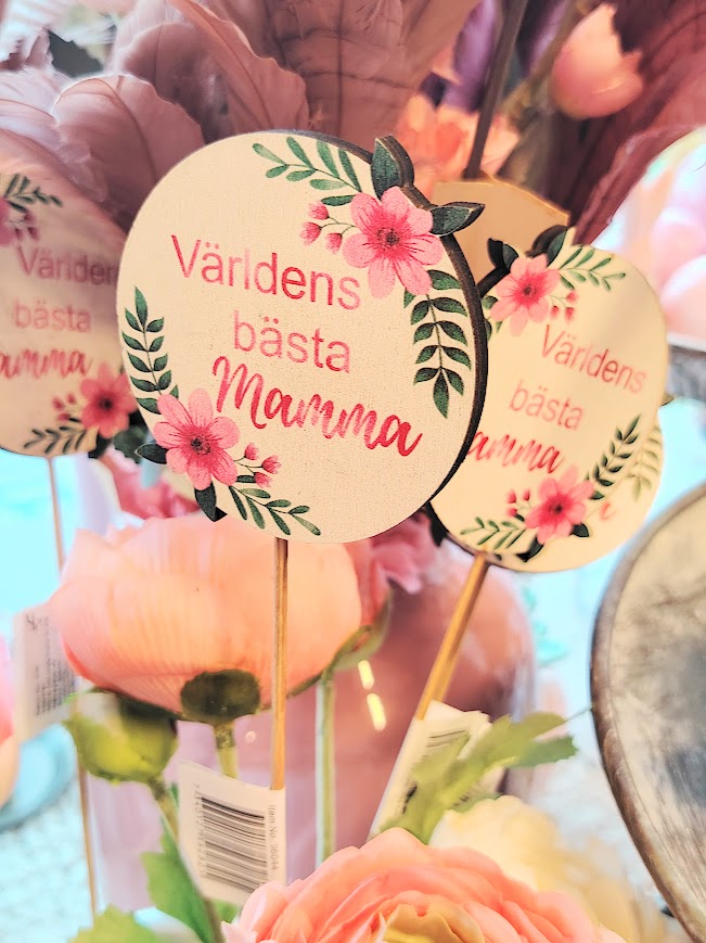 Kyltti Världens bästa mamma
