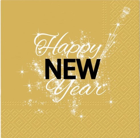 Ruokalautasliinat Happy New Year