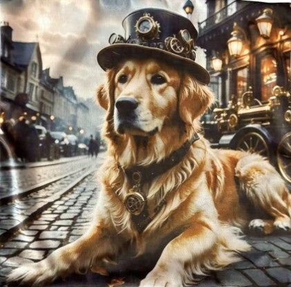 Koira tyynynpäällinen Golden Retriver