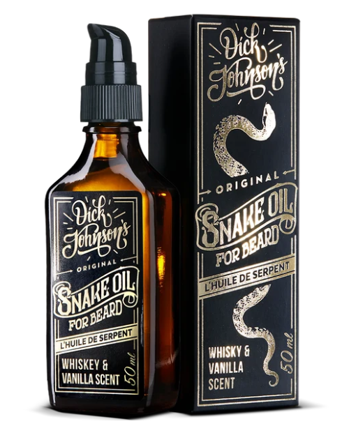 Partaöljy Snake Oil Whisky & Vanilla Dick Johnson