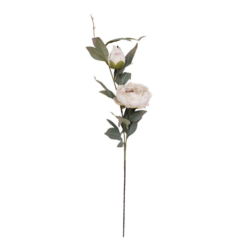 Artificial Flower White Plastic 83 cm
