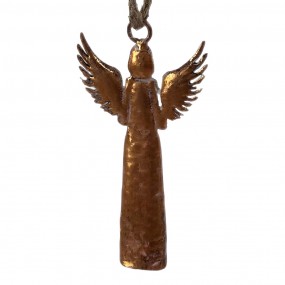 Koriste, metallinen enkeli 16 cm