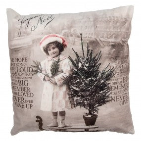 Tonttutyttö tyynynpäällinen
