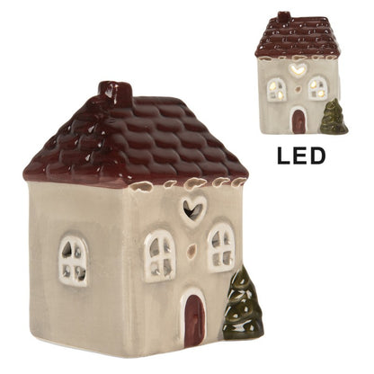 Pieni LED-talo beige