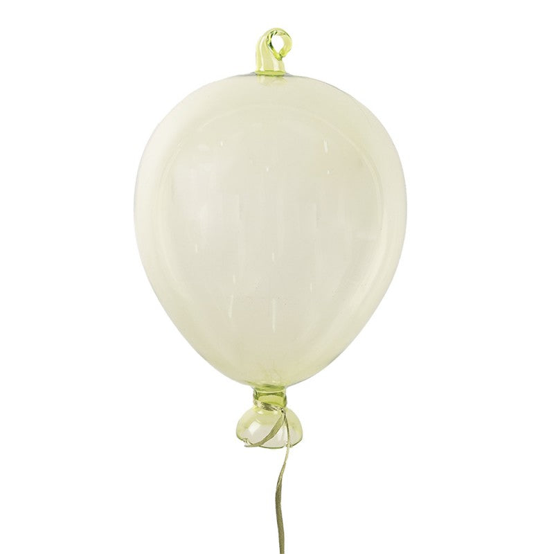 Decorative Pendant Balloon Green Glass
