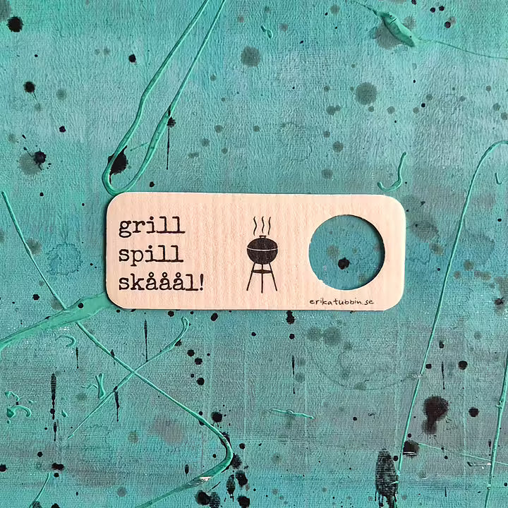 Tiskirättikortti Grill