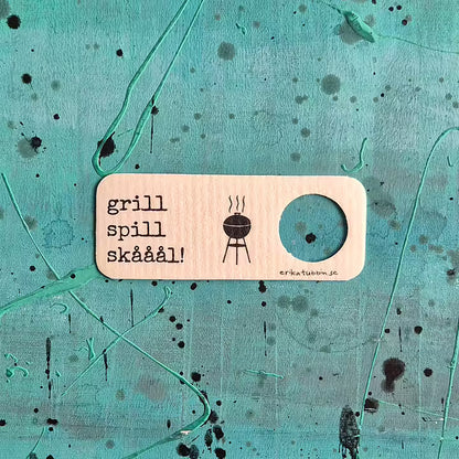 Tiskirättikortti Grill