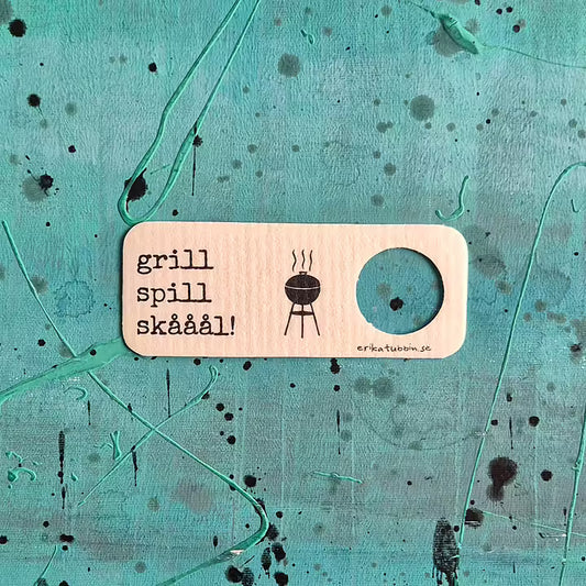 Tiskirättikortti Grill