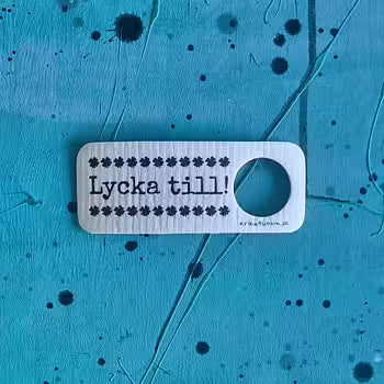 Tiskirättikortti Lycka till