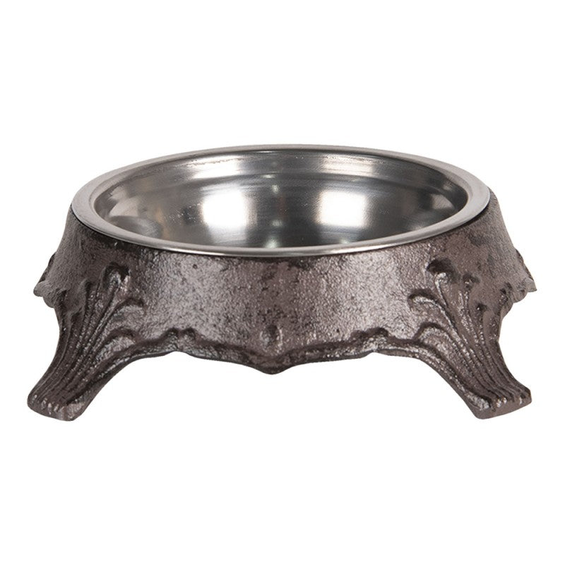 Pet Food Bowl Brown Iron Ornament