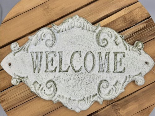 Welcome kyltti valkoinen