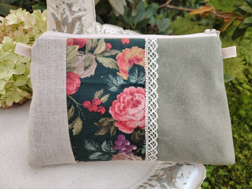 Cerisa's handmade - Vihreä-beige pussukka (9)