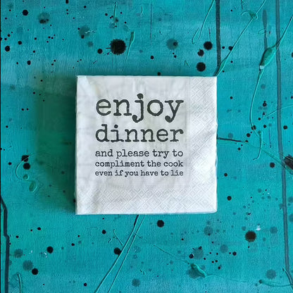 Ruokalautasliina Enjoy dinner