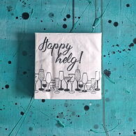 Ruokalautasliina Happy Helg!